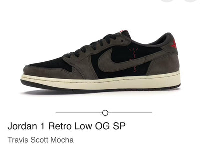 Jordan 1 retro low travis scott