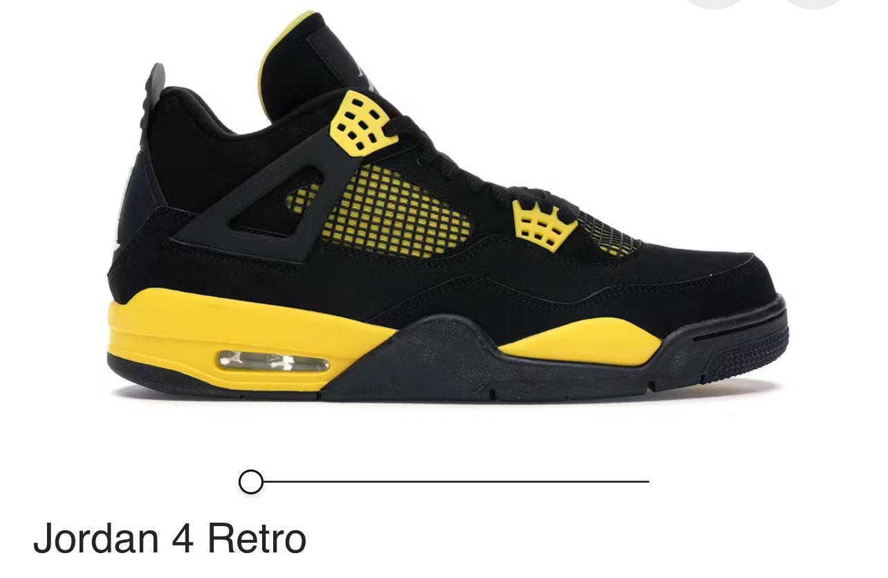 Jordan 4 retro .